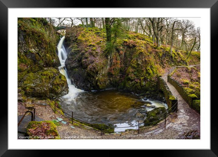 Aira Force Framed Mounted Print by Nigel Wilkins