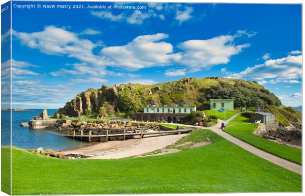 Inchcolm Island, Firth of Forth, Scotland Canvas Print by Navin Mistry