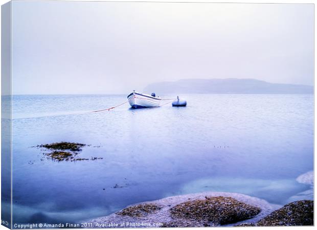 Misty Day, Isle Of Mull Canvas Print by Aj’s Images