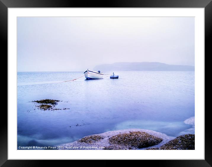 Misty Day, Isle Of Mull Framed Mounted Print by Aj’s Images