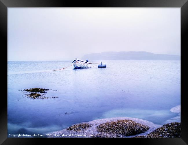 Misty Day, Isle Of Mull Framed Print by Aj’s Images