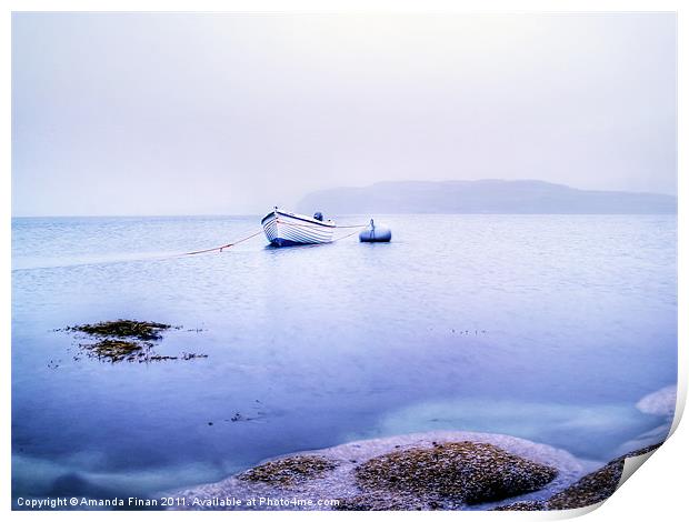 Misty Day, Isle Of Mull Print by Aj’s Images