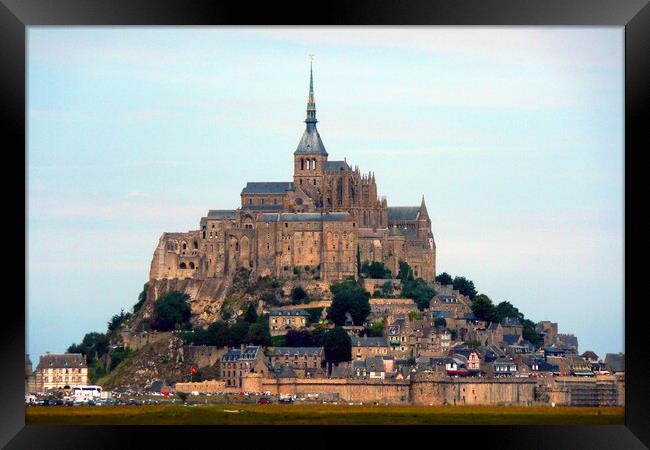 Mont Saint Michel Normandy France Framed Print by Andy Evans Photos