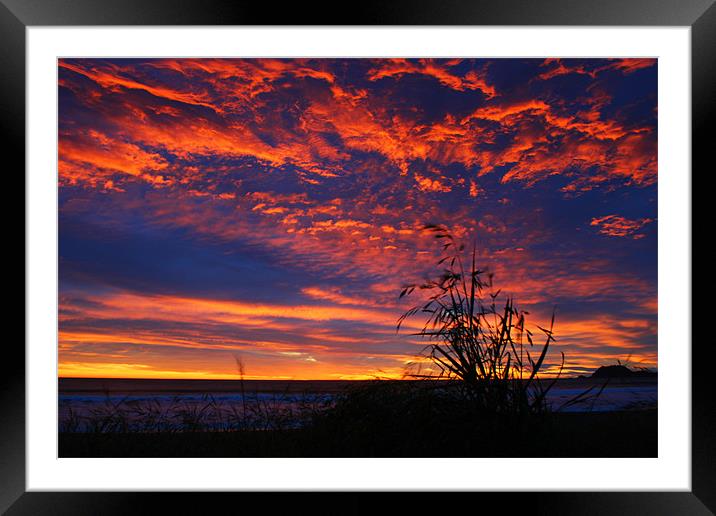 Sunset Sky Framed Mounted Print by Neil Gavin