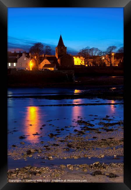 Anstruther evening Framed Print by Corinne Mills