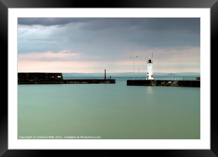  Chalmers Lighthouse at Anstruther harbour Framed Mounted Print by Corinne Mills