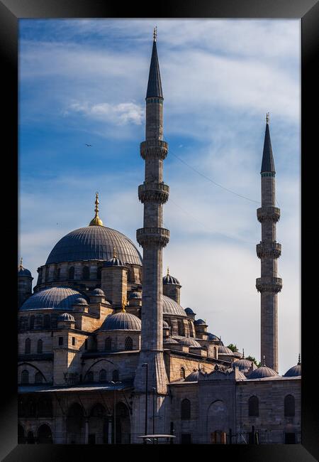New Mosque in Istanbul at Sunset Framed Print by Artur Bogacki