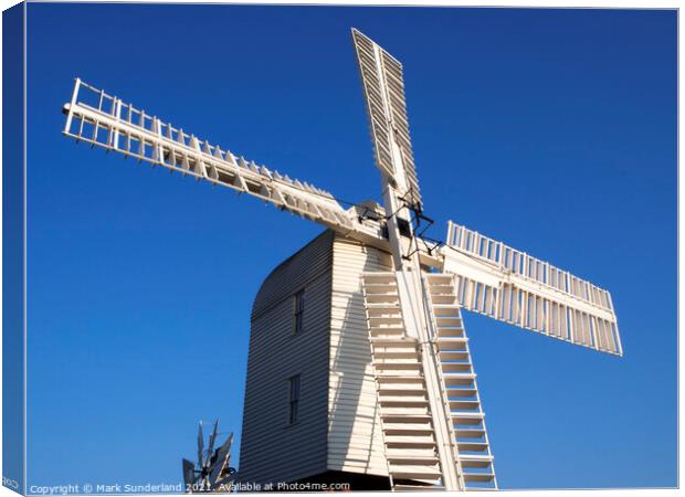 Thorpeness Windmill Canvas Print by Mark Sunderland