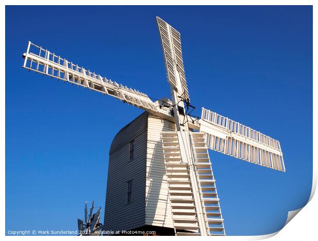 Thorpeness Windmill Print by Mark Sunderland
