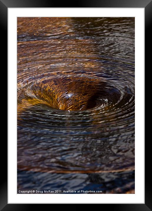 Water hole Framed Mounted Print by Doug McRae