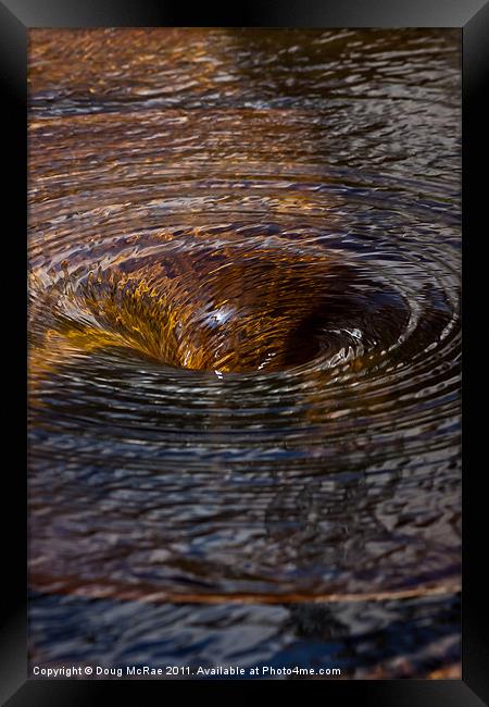 Water hole Framed Print by Doug McRae