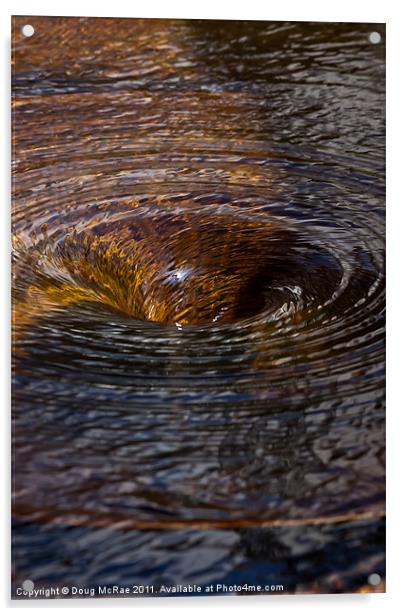 Water hole Acrylic by Doug McRae