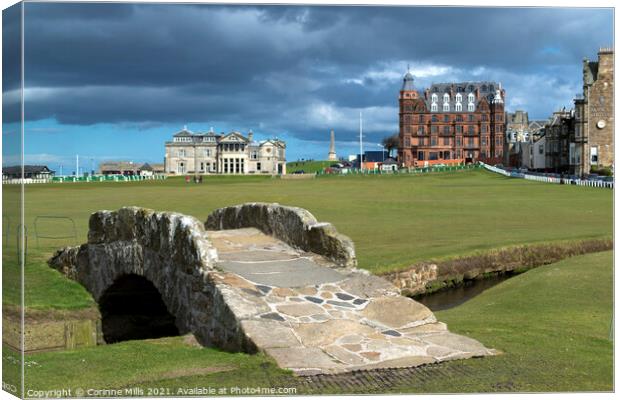 The Old Course, St Andrews Canvas Print by Corinne Mills