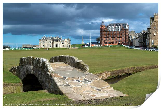 The Old Course, St Andrews Print by Corinne Mills