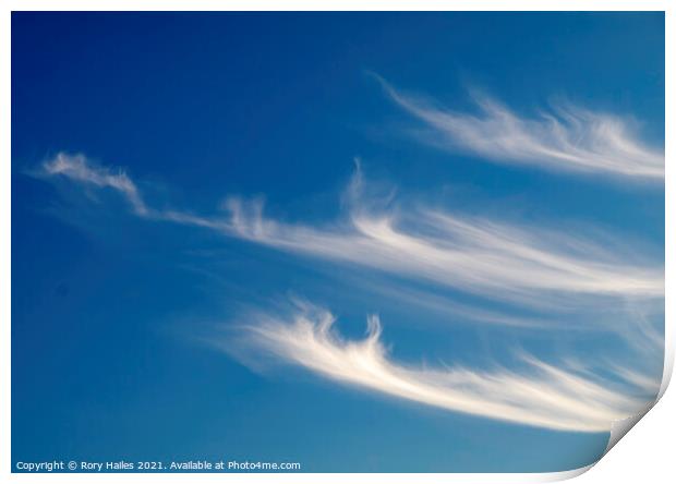 Cirrus Cloud Formation Print by Rory Hailes