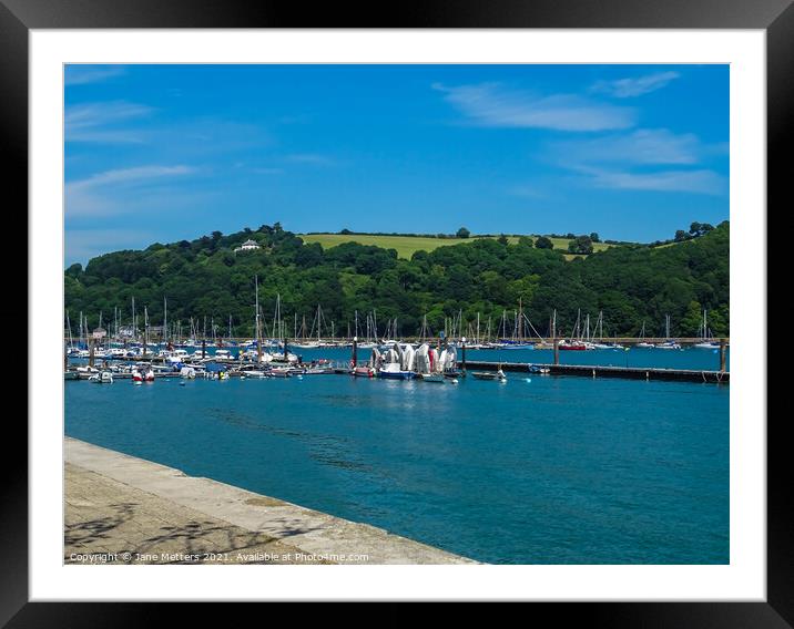 Harbour View Framed Mounted Print by Jane Metters