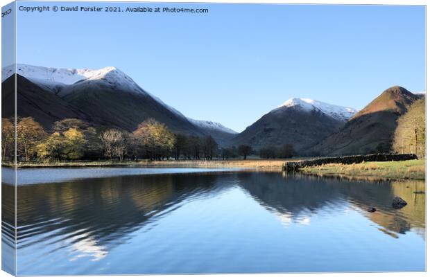 Brothers Water, Lake District, Cumbria, UK Canvas Print by David Forster