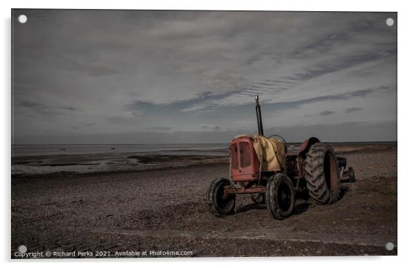 Massey ferguson Tractor needs some loving Acrylic by Richard Perks