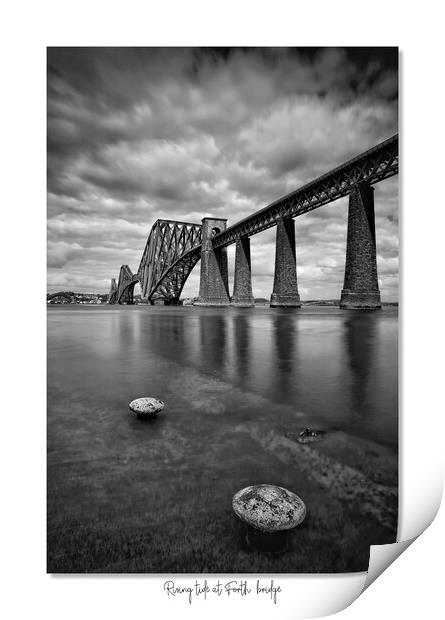 Rising tide at Forth bridge. Scotland Scottish Print by JC studios LRPS ARPS