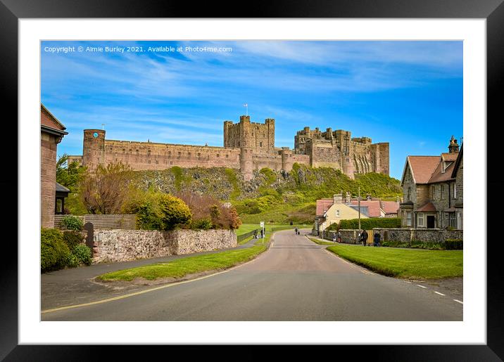 Bamburgh Castle  Framed Mounted Print by Aimie Burley
