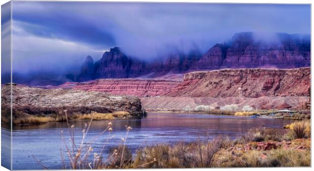 Historic Lee's Ferry on the Colorado River. Canvas Print by BRADLEY MORRIS