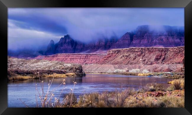 Historic Lee's Ferry on the Colorado River. Framed Print by BRADLEY MORRIS
