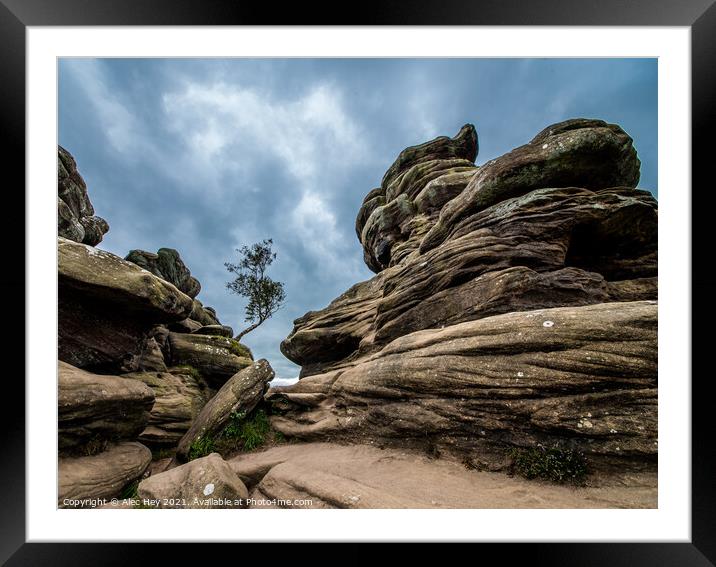 Outdoor stonerock Framed Mounted Print by Alec Hey