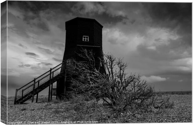 Orfordness Beacon Canvas Print by Clive Karl Wuest