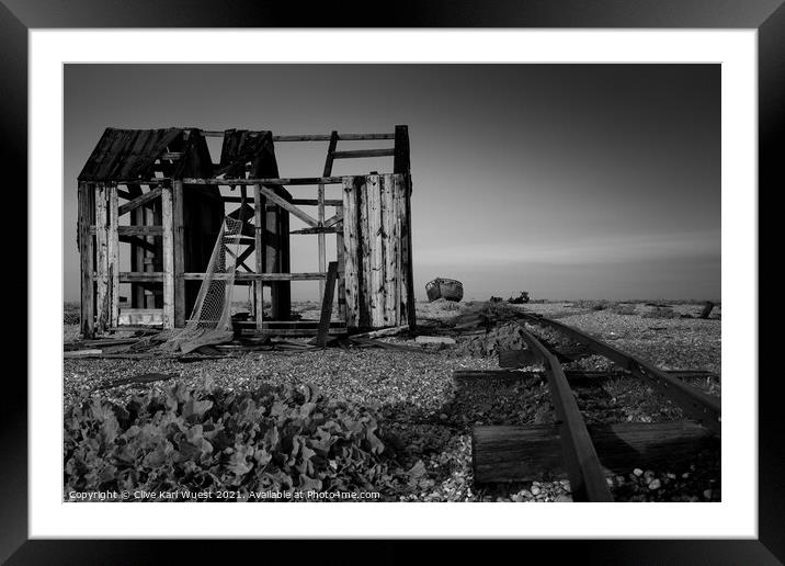 Dungeness   Framed Mounted Print by Clive Karl Wuest