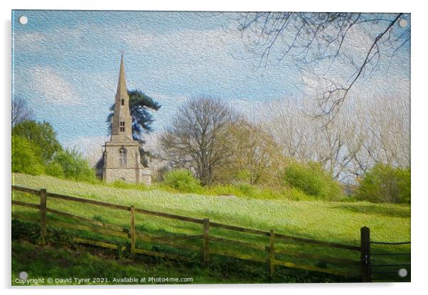 St. Faith's Church Acrylic by David Tyrer