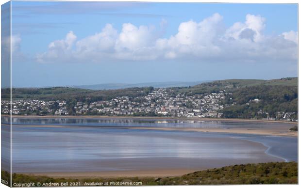 Grange-over-Sands Canvas Print by Andrew Bell