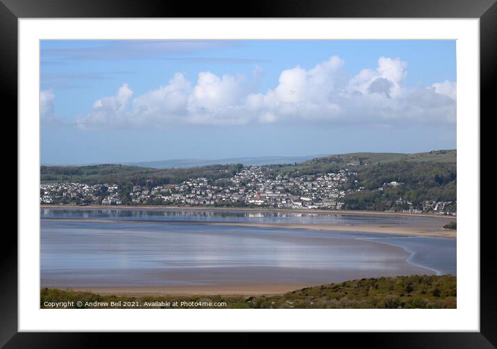 Grange-over-Sands Framed Mounted Print by Andrew Bell