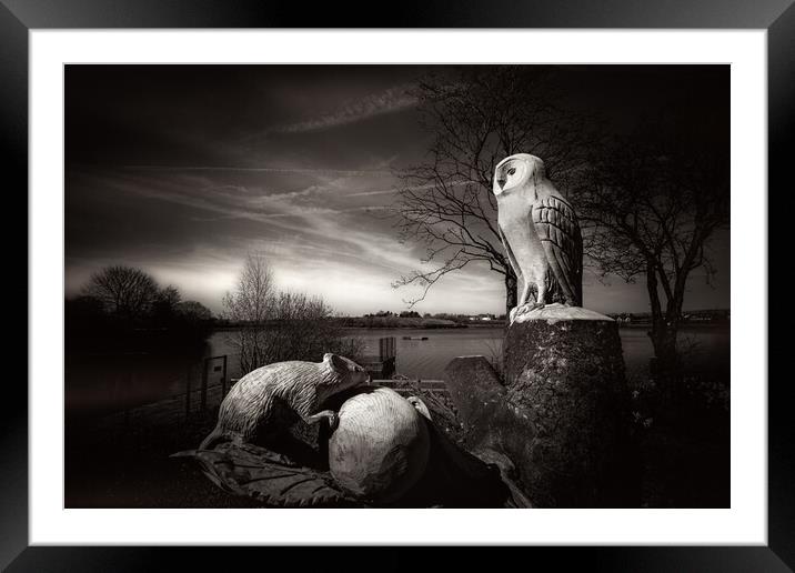 HL0022...The Night Shift Framed Mounted Print by Robin Cunningham