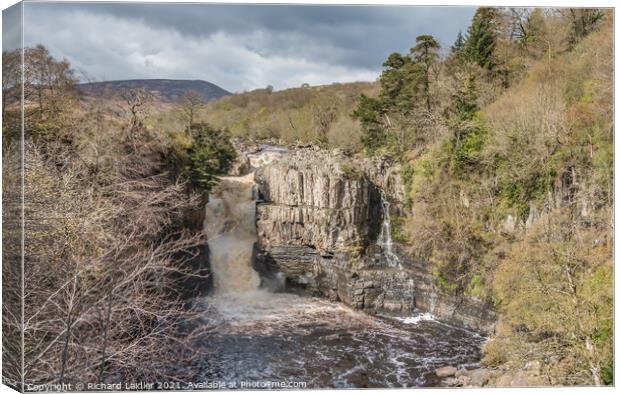 High Force Waterfall, Teesdale Canvas Print by Richard Laidler