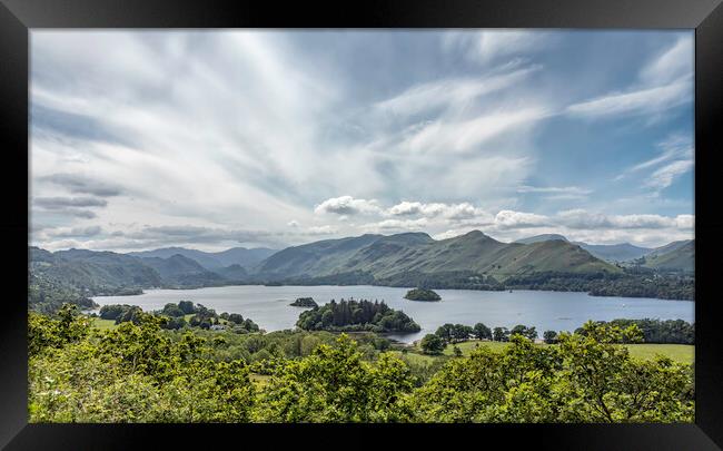 Majestic Catbells and Derwent Water Framed Print by James Marsden