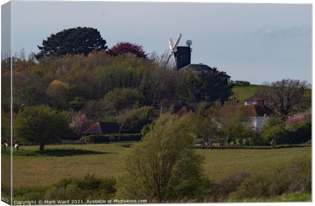 From Pett Level To Hogg Mill. Canvas Print by Mark Ward