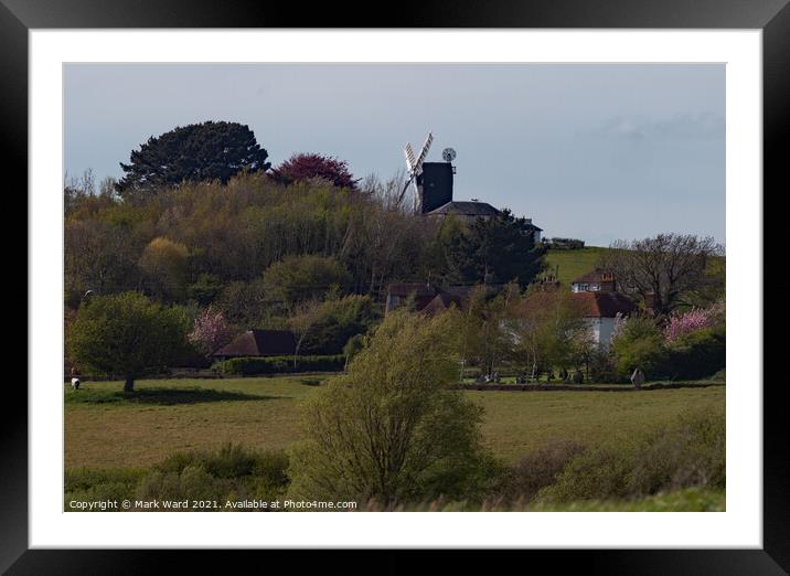 From Pett Level To Hogg Mill. Framed Mounted Print by Mark Ward