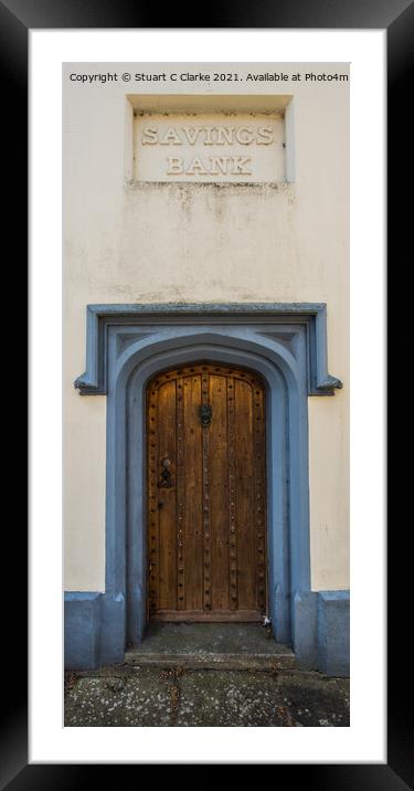 Historic doorway Framed Mounted Print by Stuart C Clarke