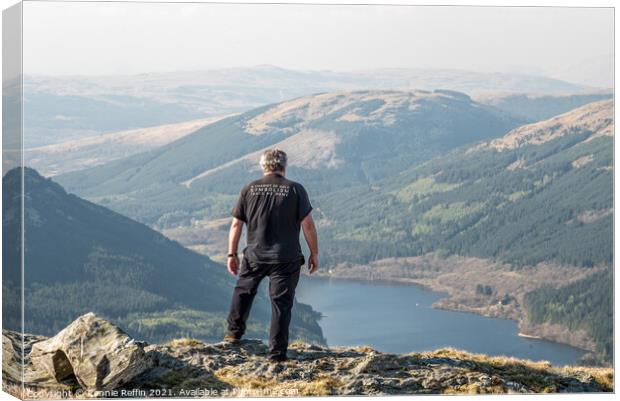 On Top Of The World Canvas Print by Ronnie Reffin