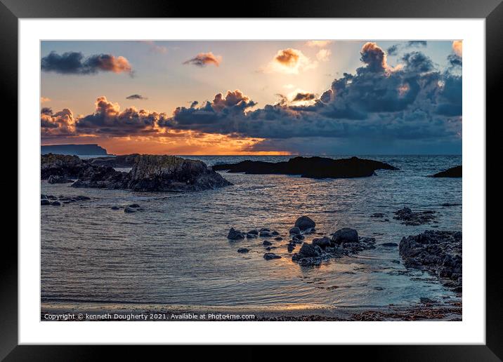 Sky cloud Framed Mounted Print by kenneth Dougherty