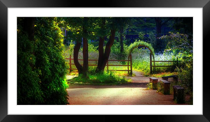 HL0026W - Come on in - Wide Framed Mounted Print by Robin Cunningham