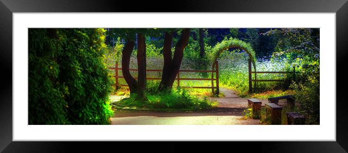 HL0026P - Come on in - Panorama Framed Mounted Print by Robin Cunningham