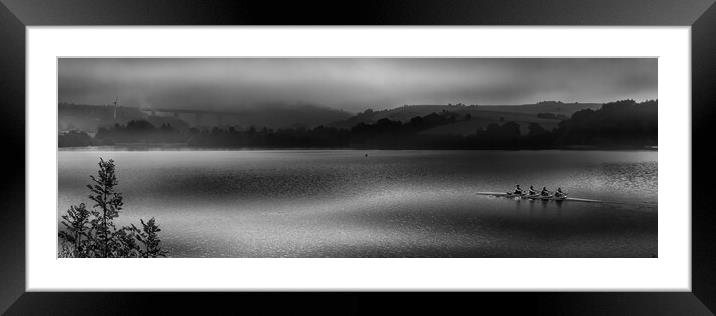 HL0014S - 4 in the Morning - Panorama Framed Mounted Print by Robin Cunningham