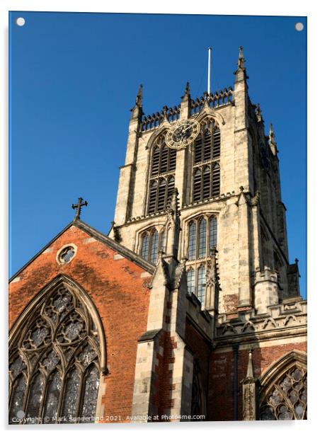 Hull Minster Acrylic by Mark Sunderland