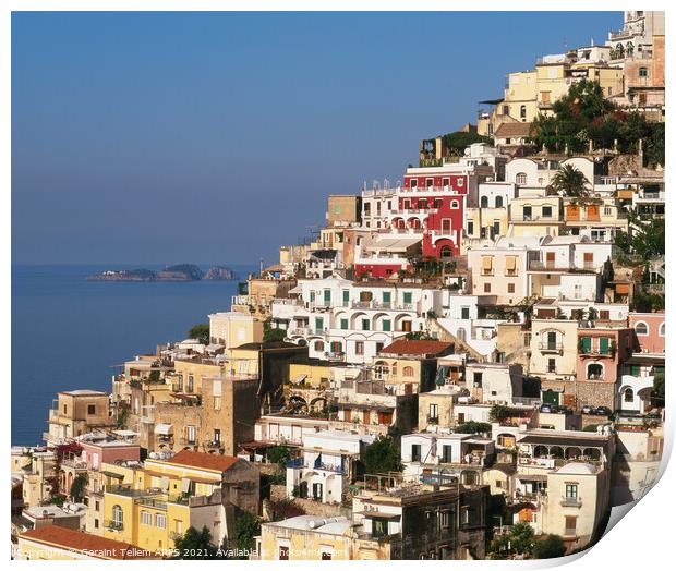 Positano, Amalfi Coast, Sorrento, Italy Print by Geraint Tellem ARPS