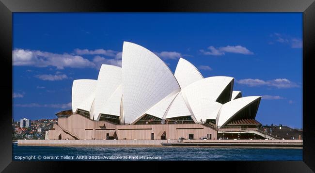 Sydney Opera House, New South Wales, Australia Framed Print by Geraint Tellem ARPS