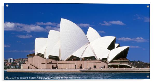 Sydney Opera House, New South Wales, Australia Acrylic by Geraint Tellem ARPS