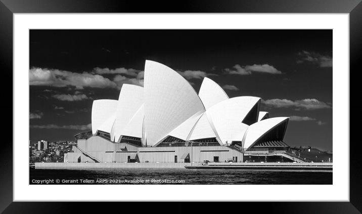 Sydney Opera House, New South Wales, Australia Framed Mounted Print by Geraint Tellem ARPS