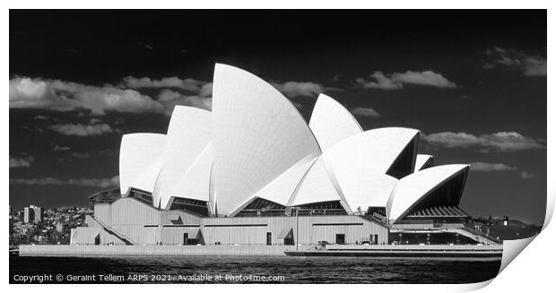 Sydney Opera House, New South Wales, Australia Print by Geraint Tellem ARPS