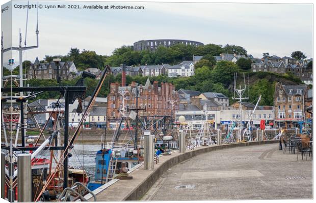 Oban Harbour Canvas Print by Lynn Bolt